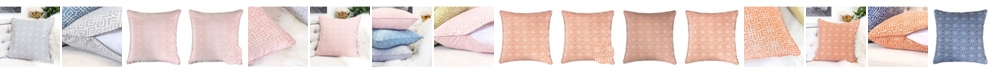Homey Cozy Diana Jacquard Square Decorative Throw Pillow